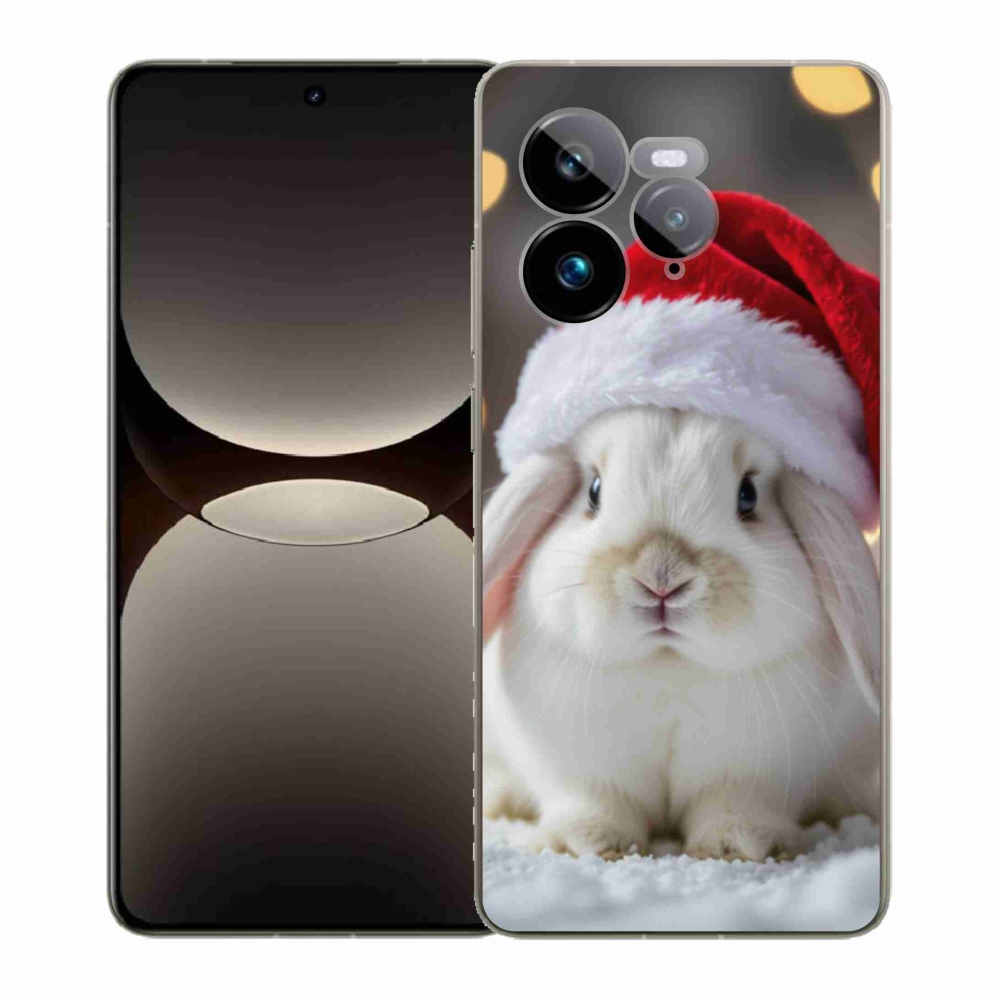 Gélový kryt mmCase na Realme GT 7 Pro 5G - vianočný králik