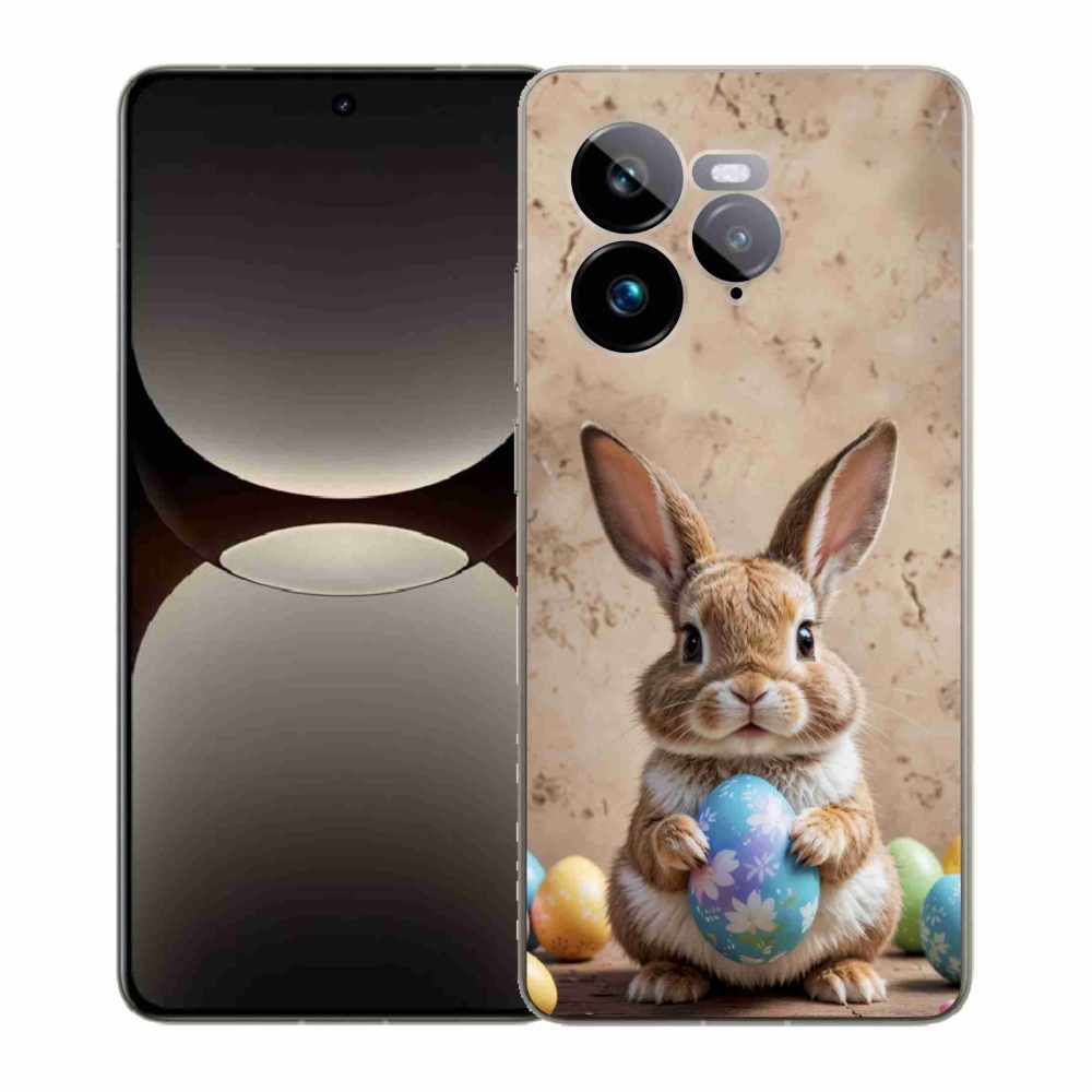 Gélový kryt mmCase na Realme GT 7 Pro 5G - veľkonočný zajačik