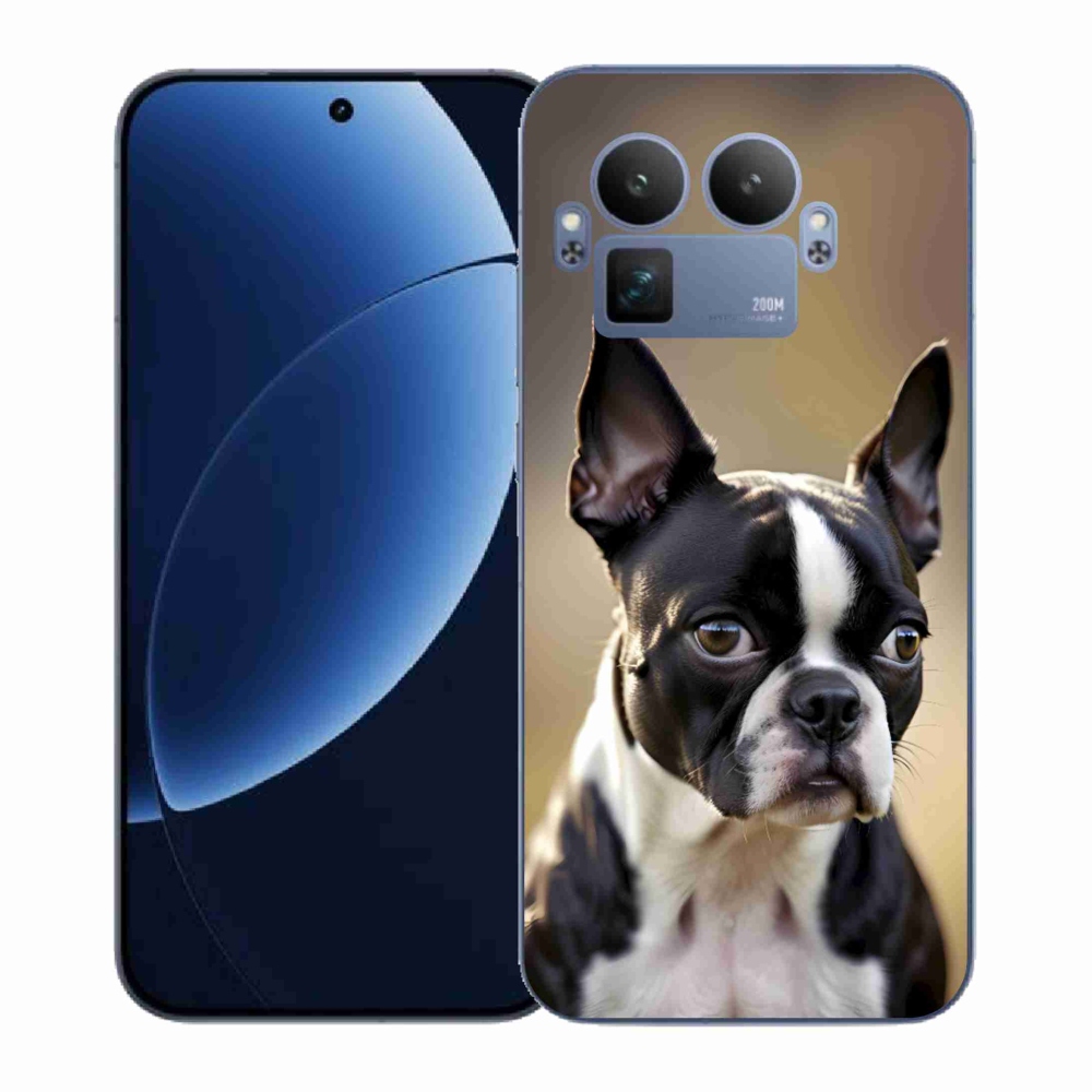 Gélový kryt mmCase na Realme GT 8 Pro 5G - bostonský teriér