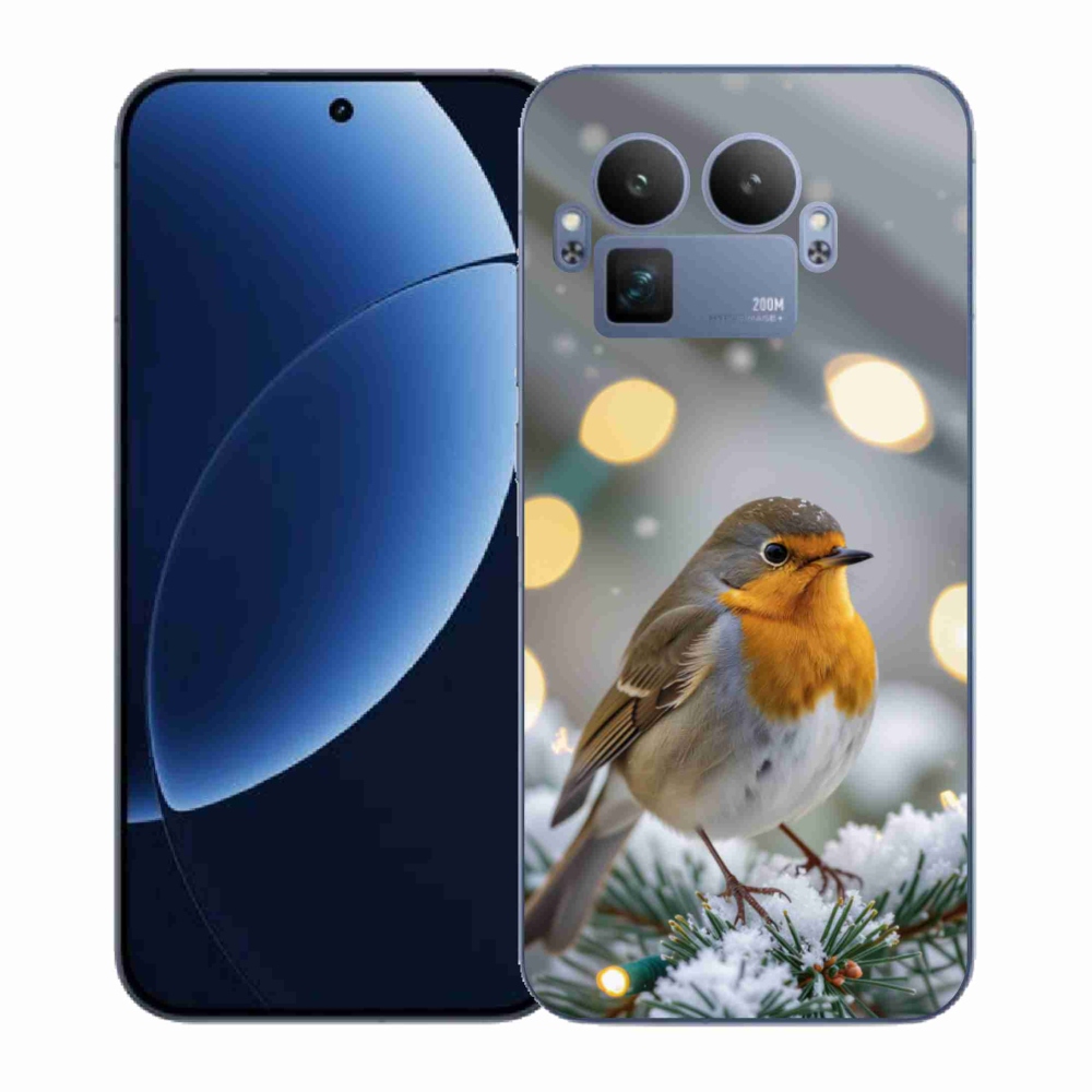 Gélový kryt mmCase na Realme GT 8 Pro 5G - červienka v zime