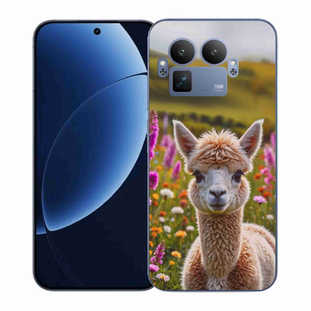 Gélový kryt mmCase na Realme GT 8 Pro 5G - lama na lúke