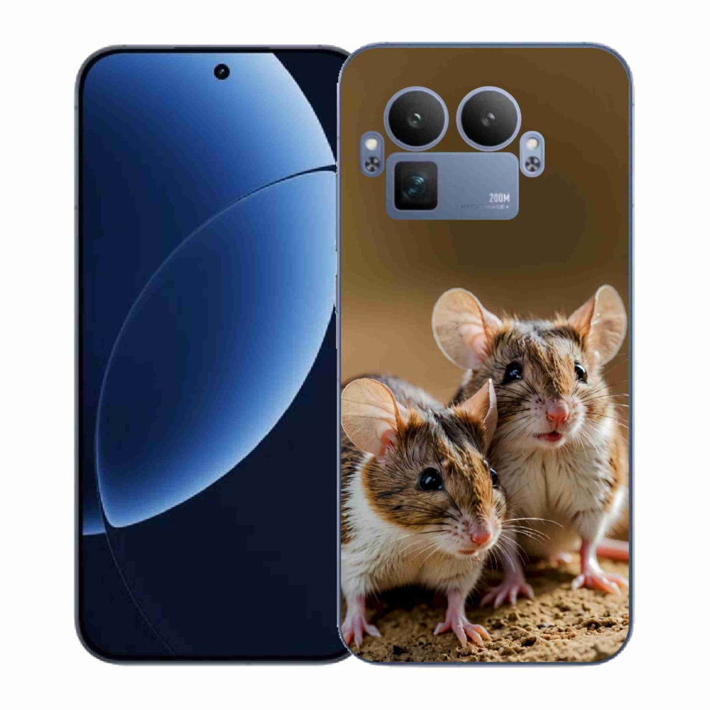 Gélový kryt mmCase na Realme GT 8 Pro 5G - myší duo