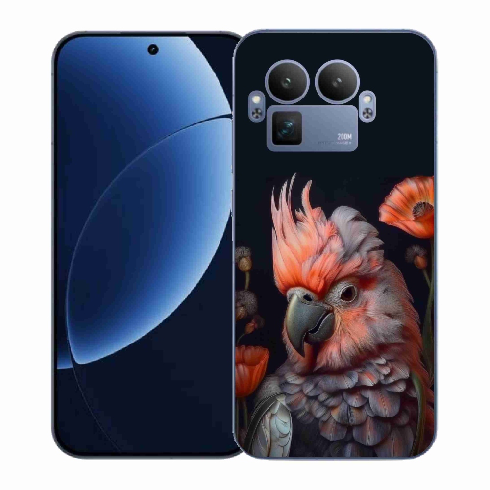 Gélový kryt mmCase na Realme GT 8 Pro 5G - papagáj kakadu vo farbách