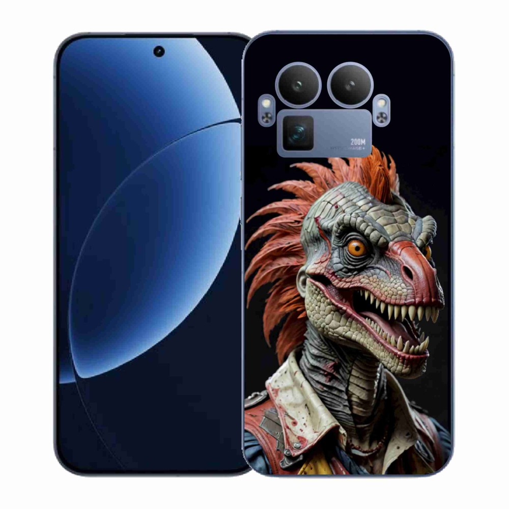 Gélový kryt mmCase na Realme GT 8 Pro 5G - punk dinosaurus