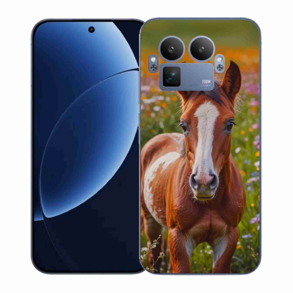 Gélový kryt mmCase na Realme GT 8 Pro 5G - roztomilé žriebä