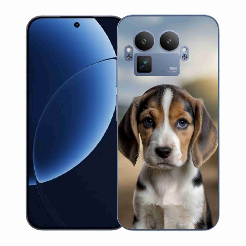 Gélový kryt mmCase na Realme GT 8 Pro 5G - roztomilý bígl