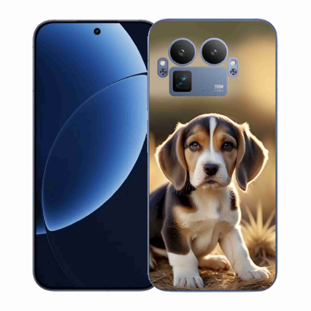 Gélový kryt mmCase na Realme GT 8 Pro 5G - roztomilý bígl