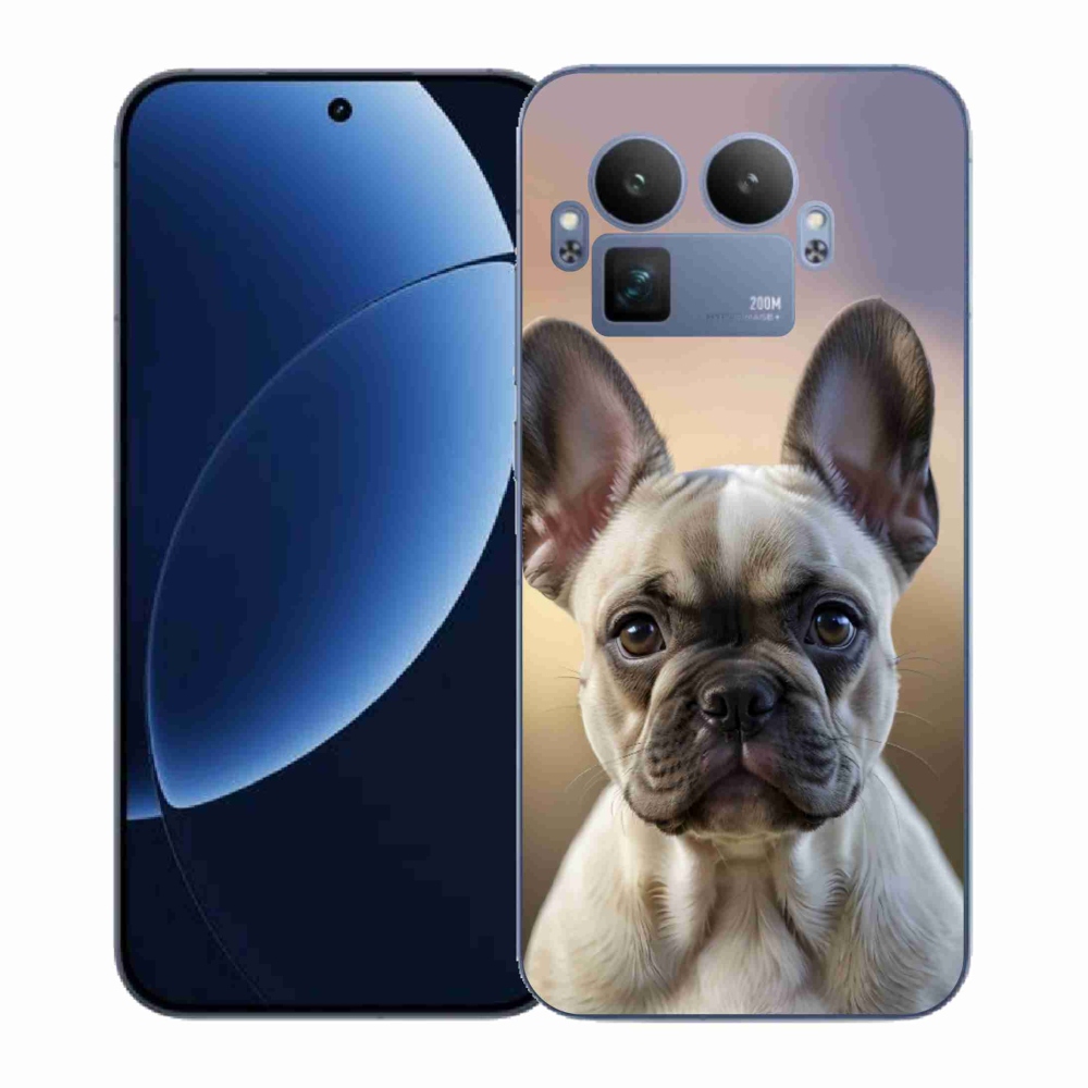 Gélový kryt mmCase na Realme GT 8 Pro 5G - roztomilý francúzsky buldoček