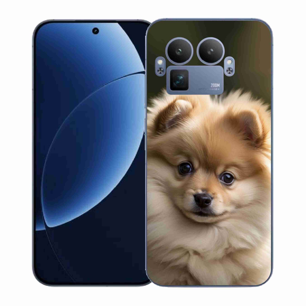Gélový kryt mmCase na Realme GT 8 Pro 5G - roztomilý pomeranian 2
