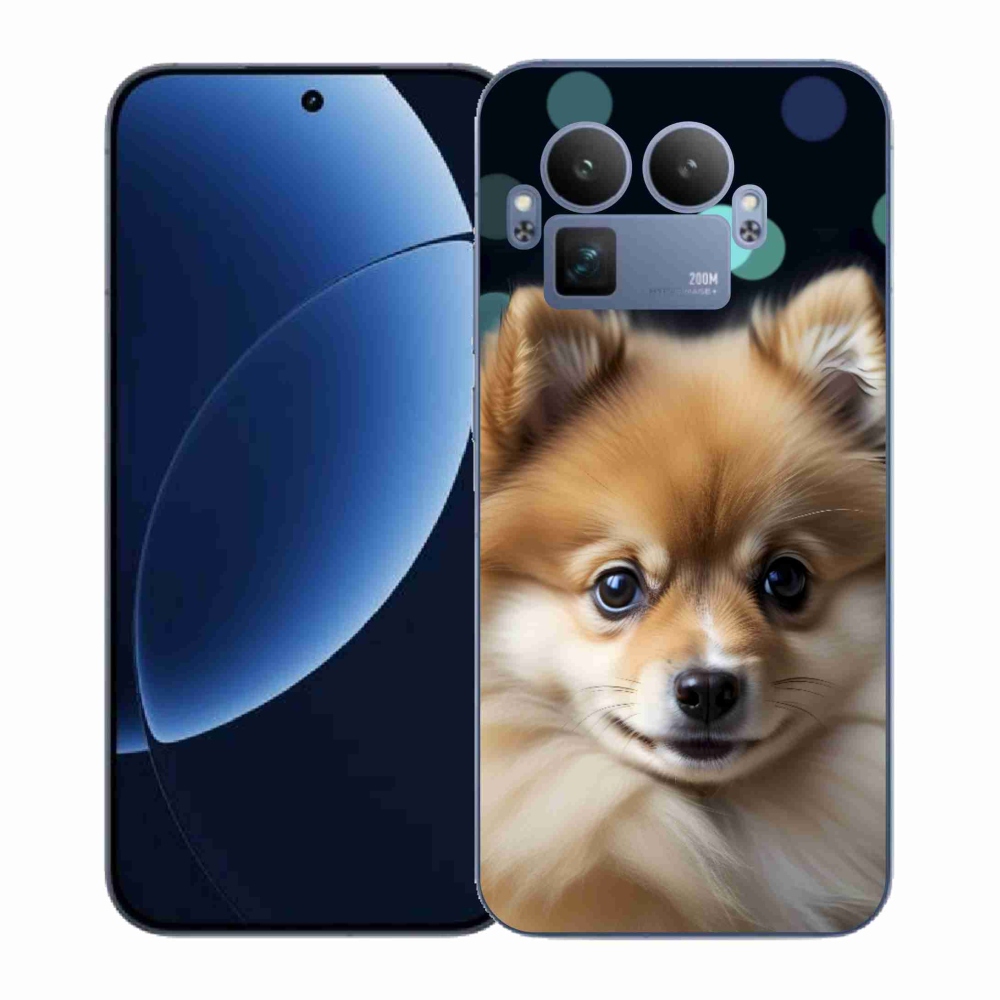 Gélový kryt mmCase na Realme GT 8 Pro 5G - roztomilý pomeranian