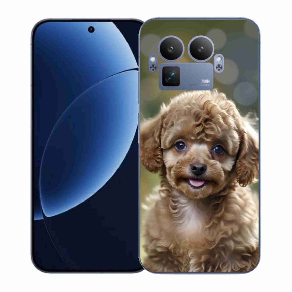 Gélový kryt mmCase na Realme GT 8 Pro 5G - roztomilý pudel