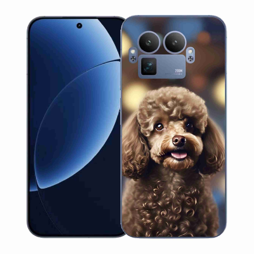 Gélový kryt mmCase na Realme GT 8 Pro 5G - roztomilý pudel