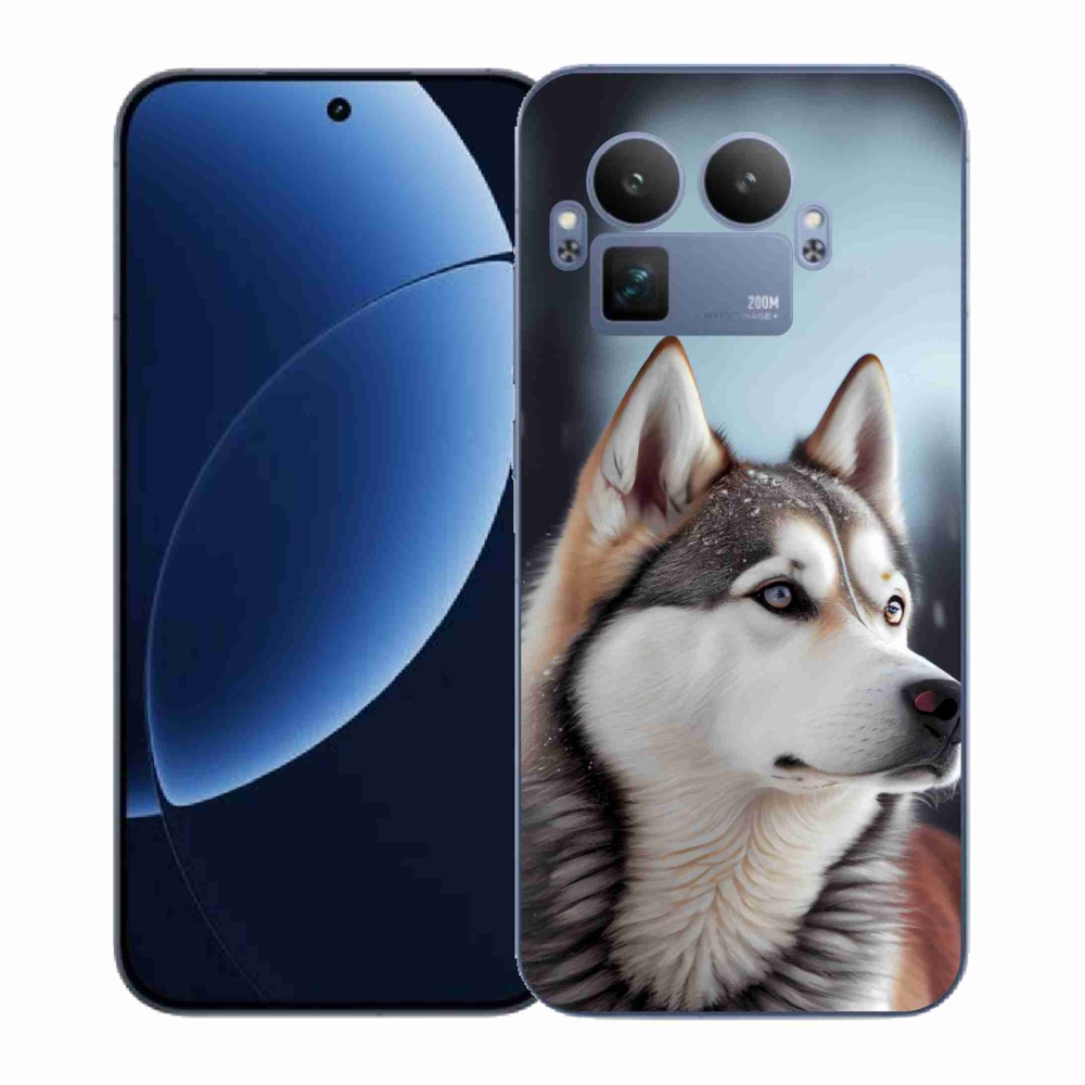 Gélový kryt mmCase na Realme GT 8 Pro 5G - sibírsky husky