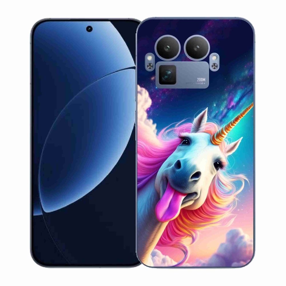 Gélový kryt mmCase na Realme GT 8 Pro 5G - šialený jednorožec