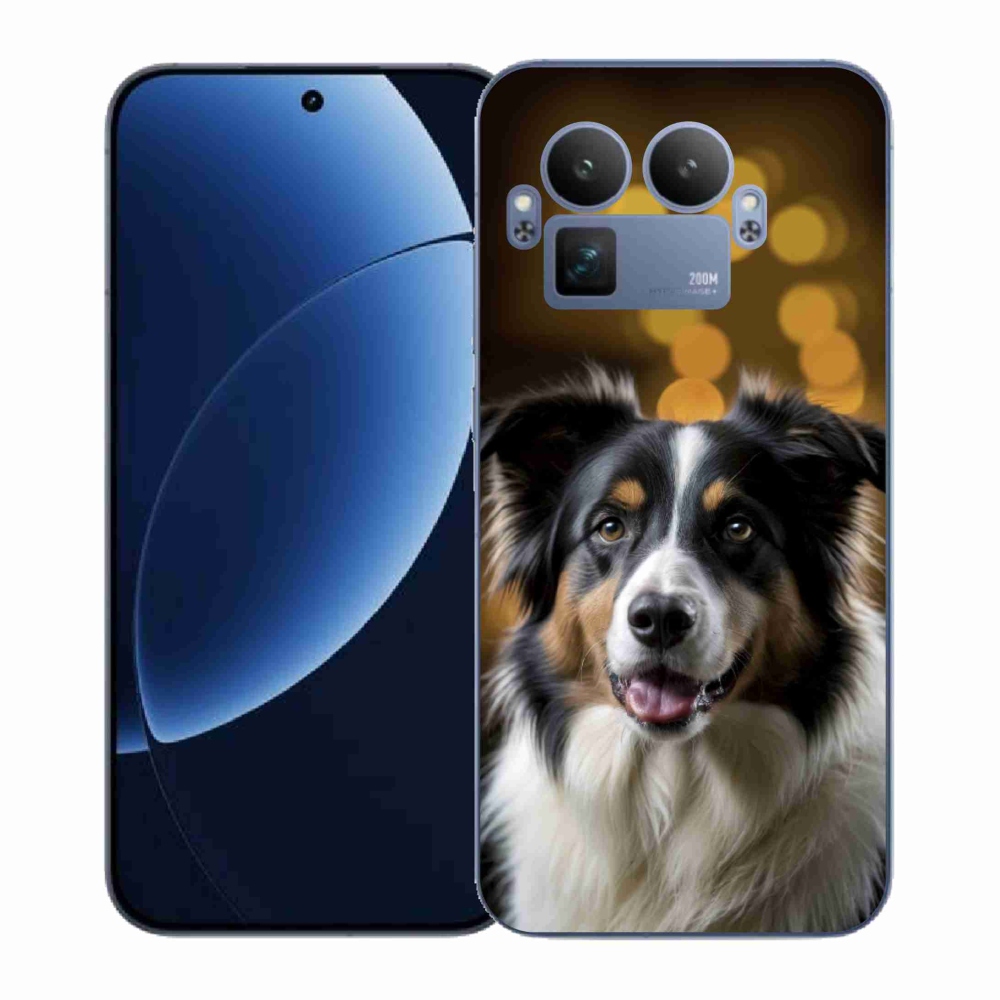 Gélový kryt mmCase na Realme GT 8 Pro 5G - usmievavý austrálsky ovčiak
