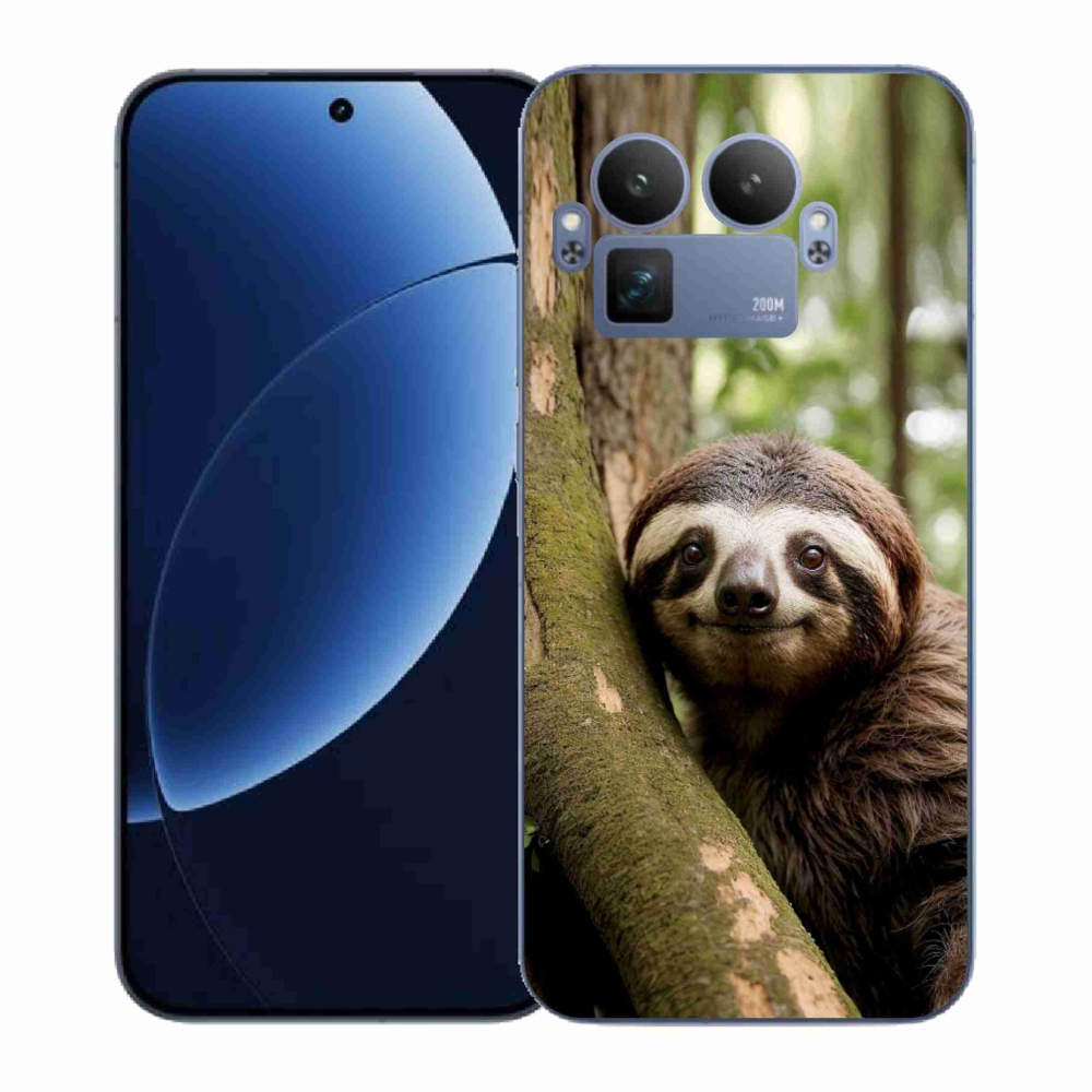 Gélový kryt mmCase na Realme GT 8 Pro 5G - usmievavý leňochod