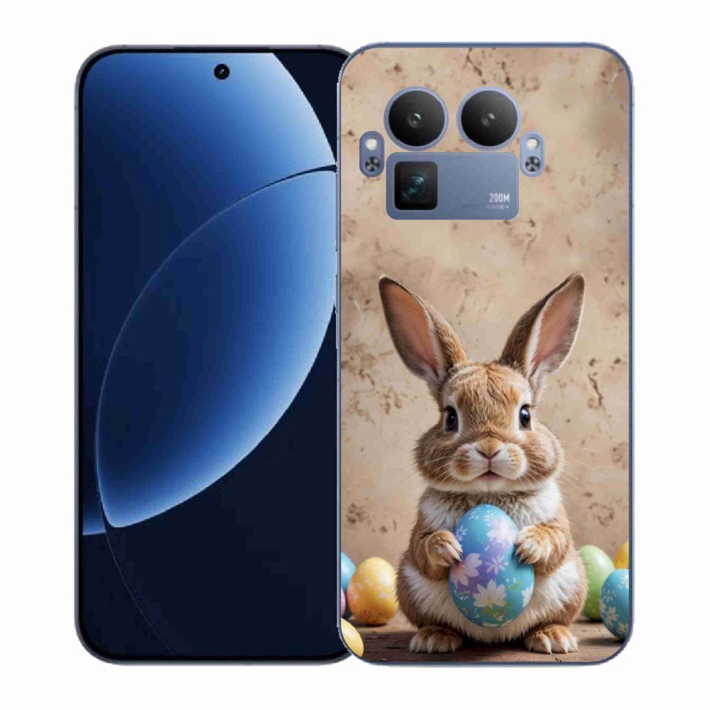 Gélový kryt mmCase na Realme GT 8 Pro 5G - veľkonočný zajačik