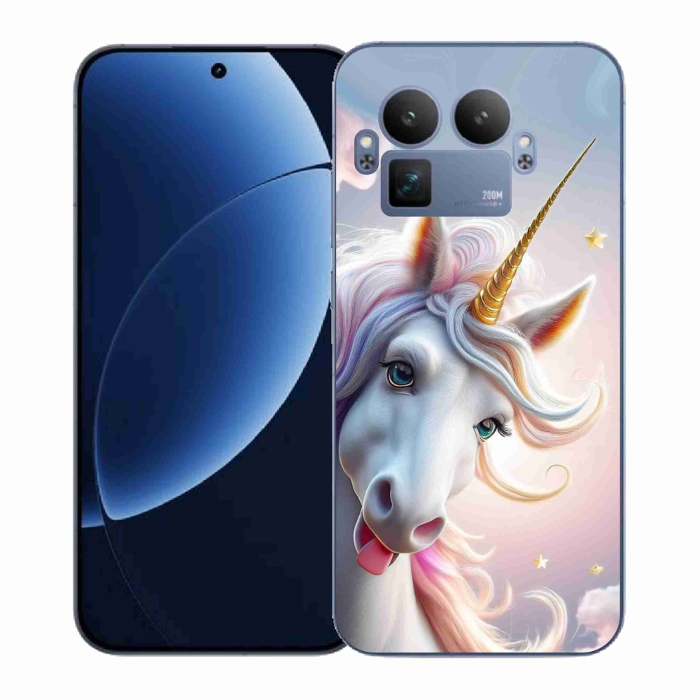 Gélový kryt mmCase na Realme GT 8 Pro 5G - veselý jednorožec