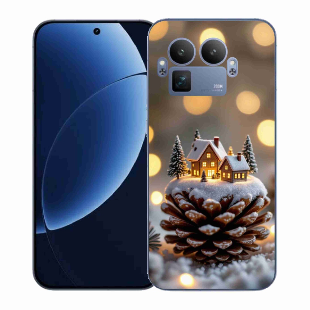 Gélový kryt mmCase na Realme GT 8 Pro 5G - zimná dedinka