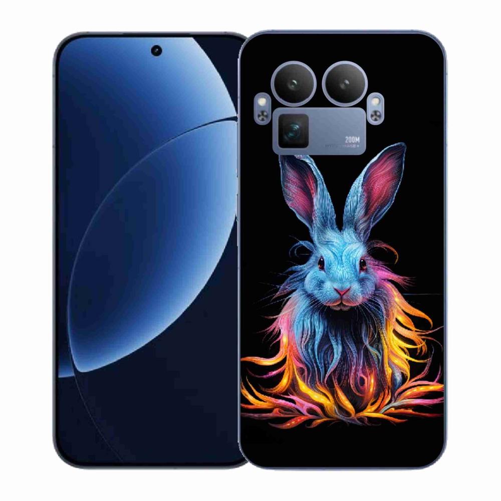 Gélový kryt mmCase na Realme GT 8 Pro - abstraktný zajac