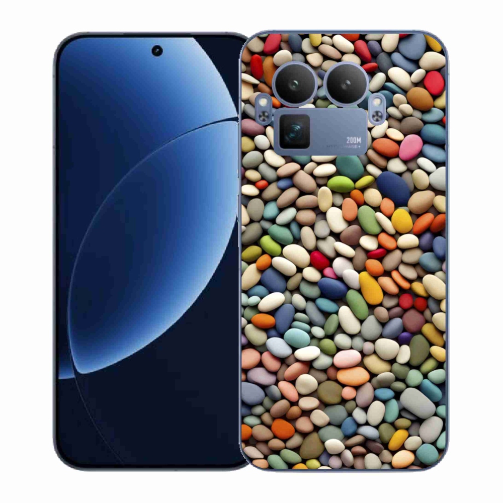 Gélový kryt mmCase na Realme GT 8 Pro - farebné kamienky 2