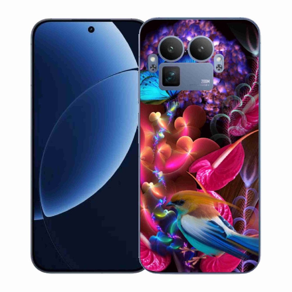 Gélový kryt mmCase na Realme GT 8 Pro - farebné kvety