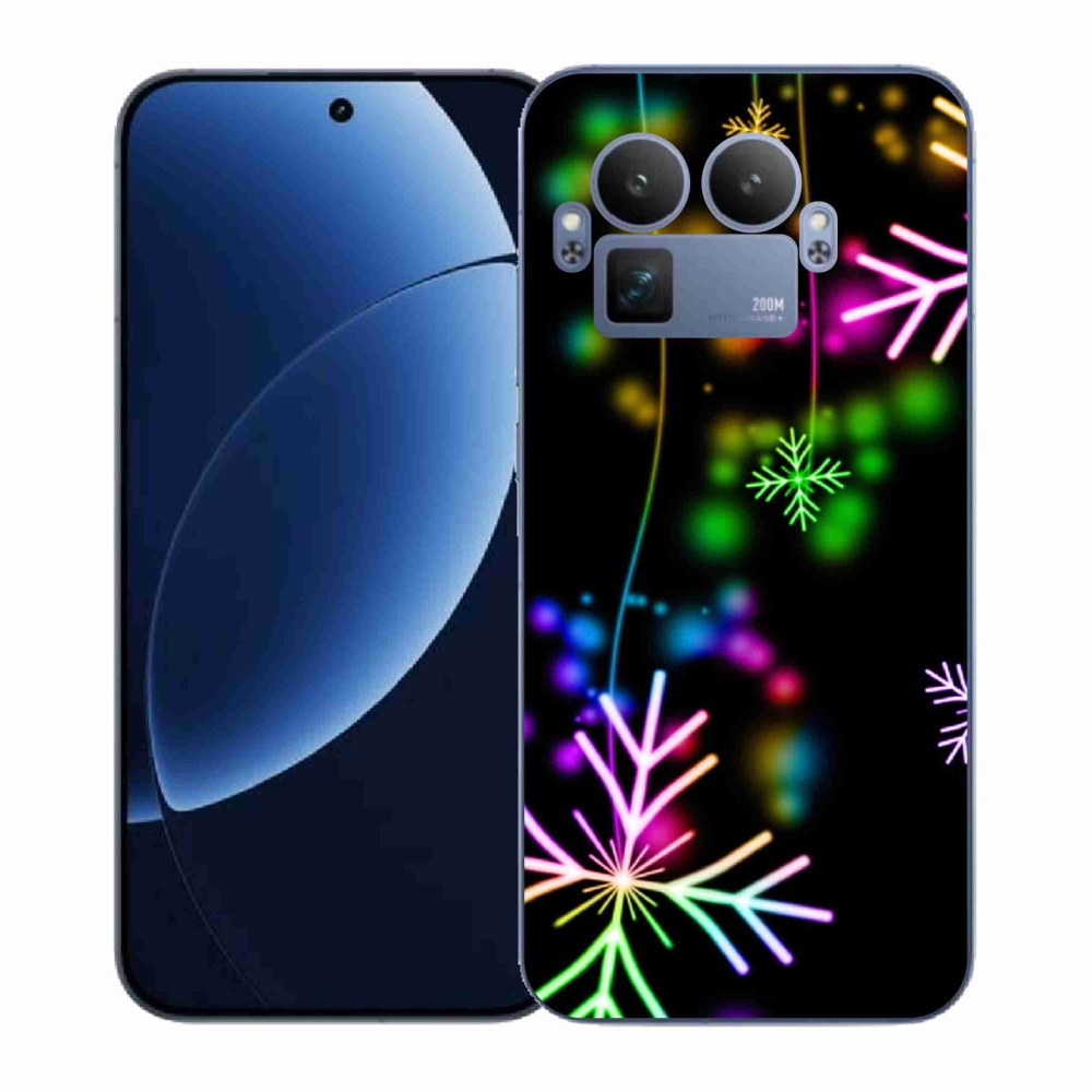 Gélový kryt mmCase na Realme GT 8 Pro - farebné vločky