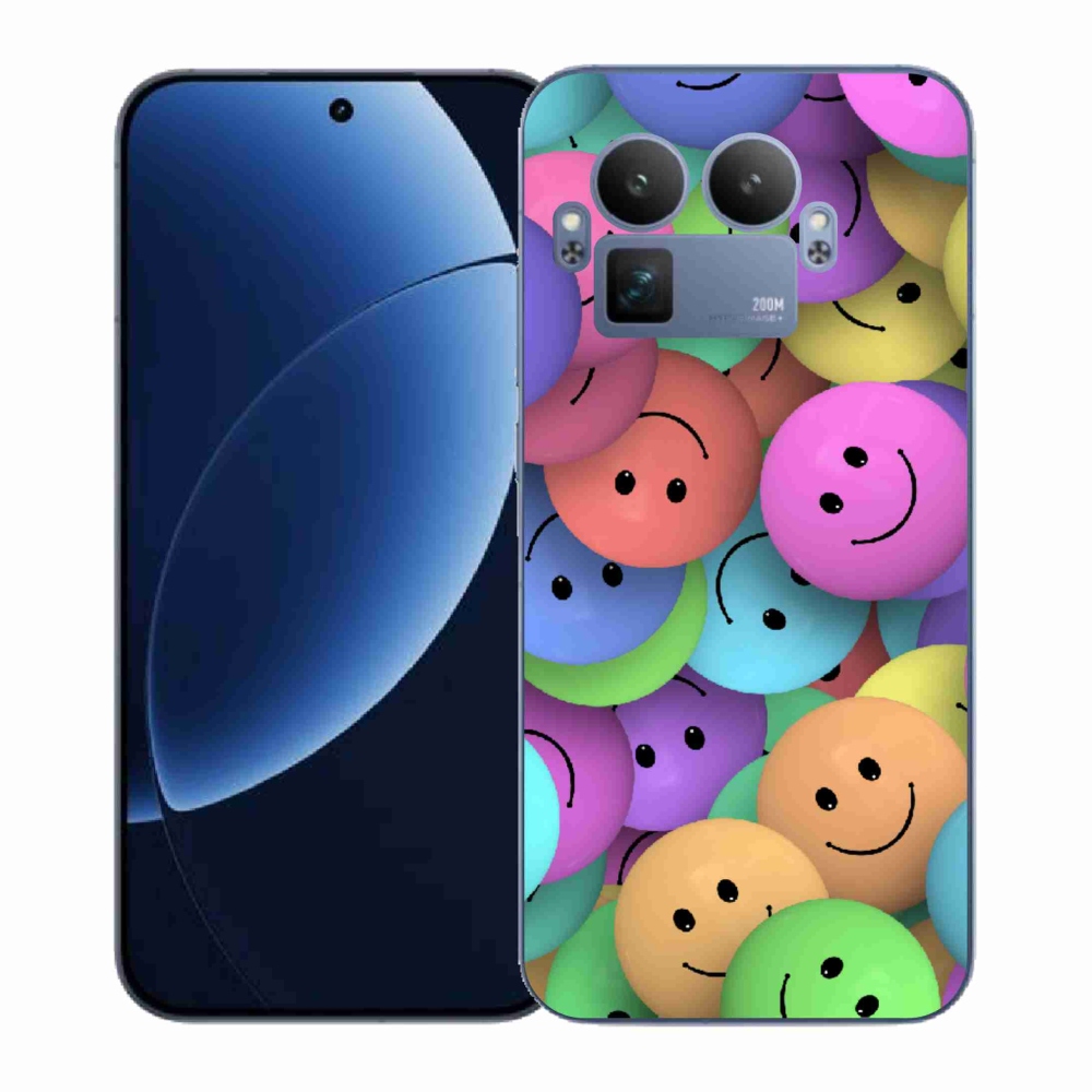 Gélový kryt mmCase na Realme GT 8 Pro - farební smajlíci