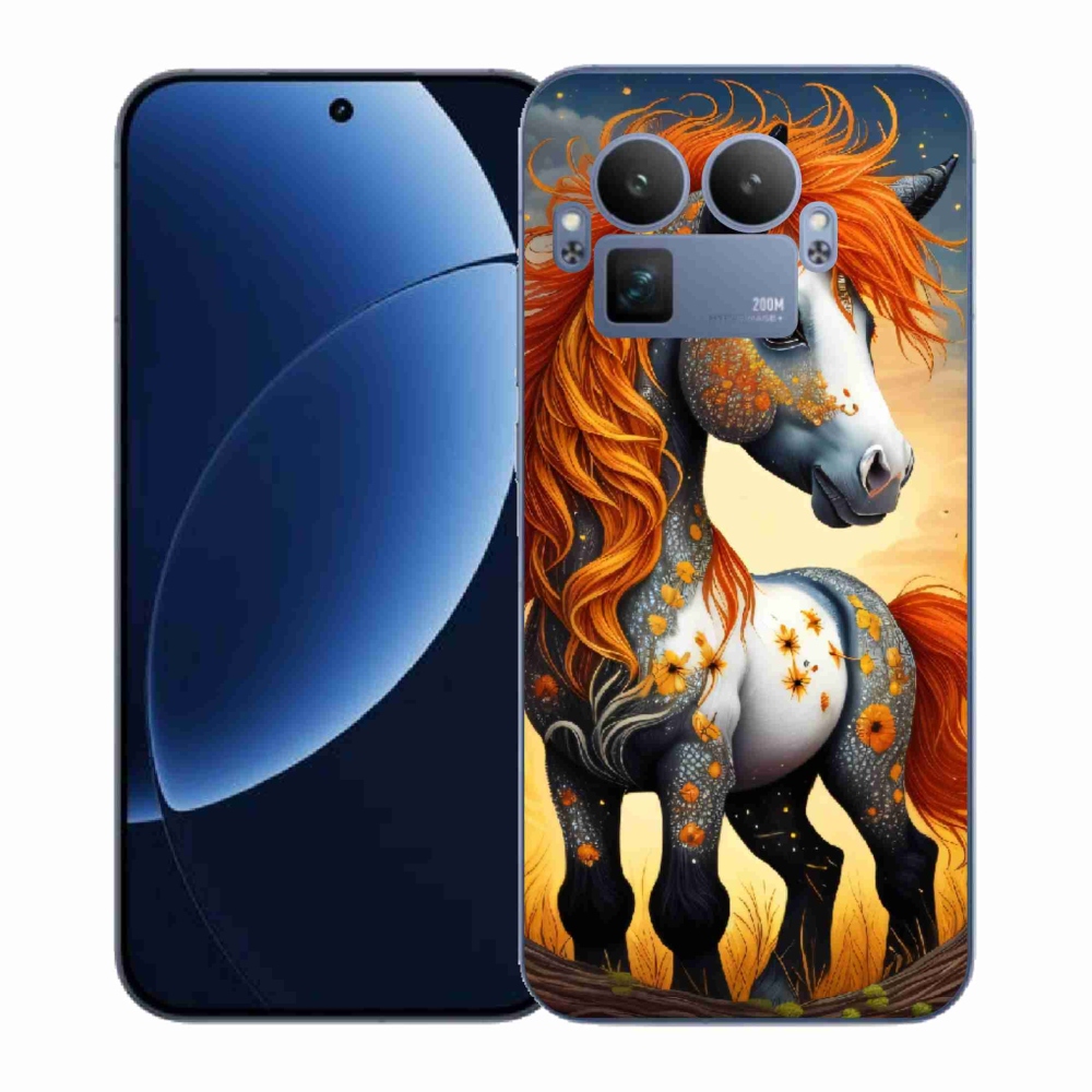 Gélový kryt mmCase na Realme GT 8 Pro - farebný poník