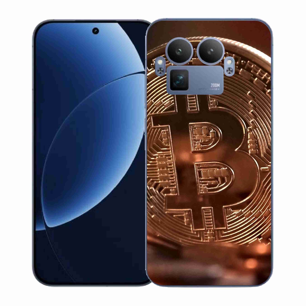Gélový kryt mmCase na Realme GT 8 Pro - bitcoin