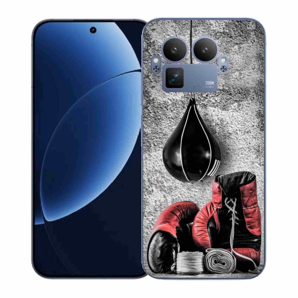Gélový kryt mmCase na Realme GT 8 Pro - boxovacie vrece a rukavice