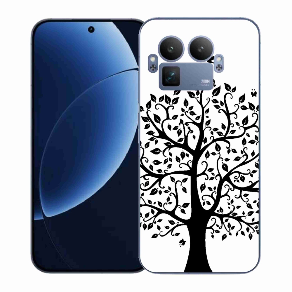Gélový kryt mmCase na Realme GT 8 Pro - čiernobiely strom