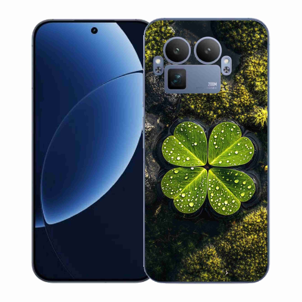 Gélový kryt mmCase na Realme GT 8 Pro - štvorlístok