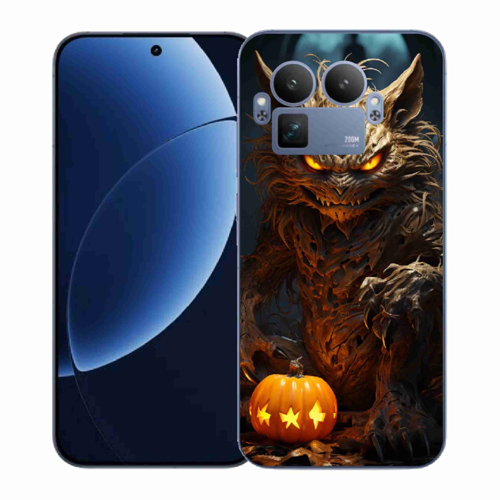 Gélový kryt mmCase na Realme GT 8 Pro - halloweenska príšera
