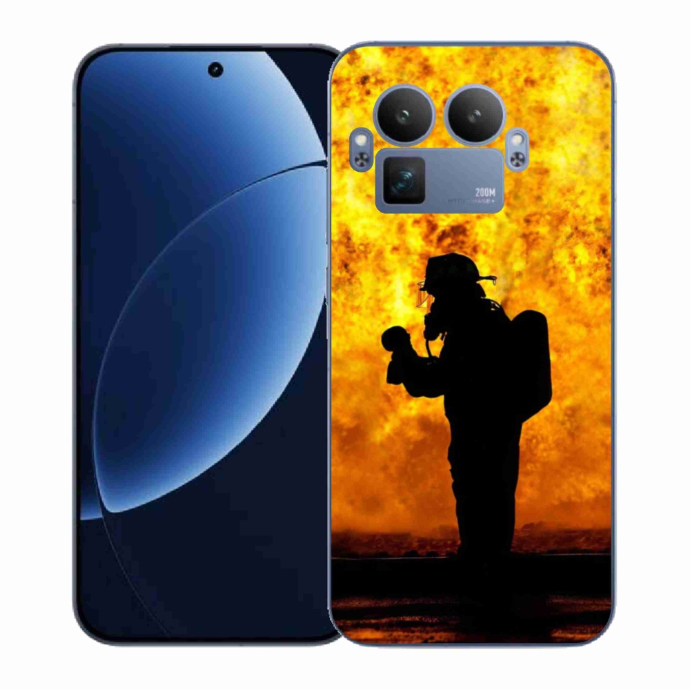 Gélový kryt mmCase na Realme GT 8 Pro - hasič