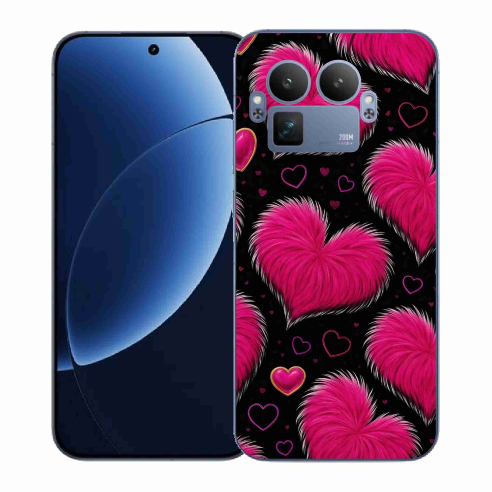 Gélový kryt mmCase na Realme GT 8 Pro - hebké srdce