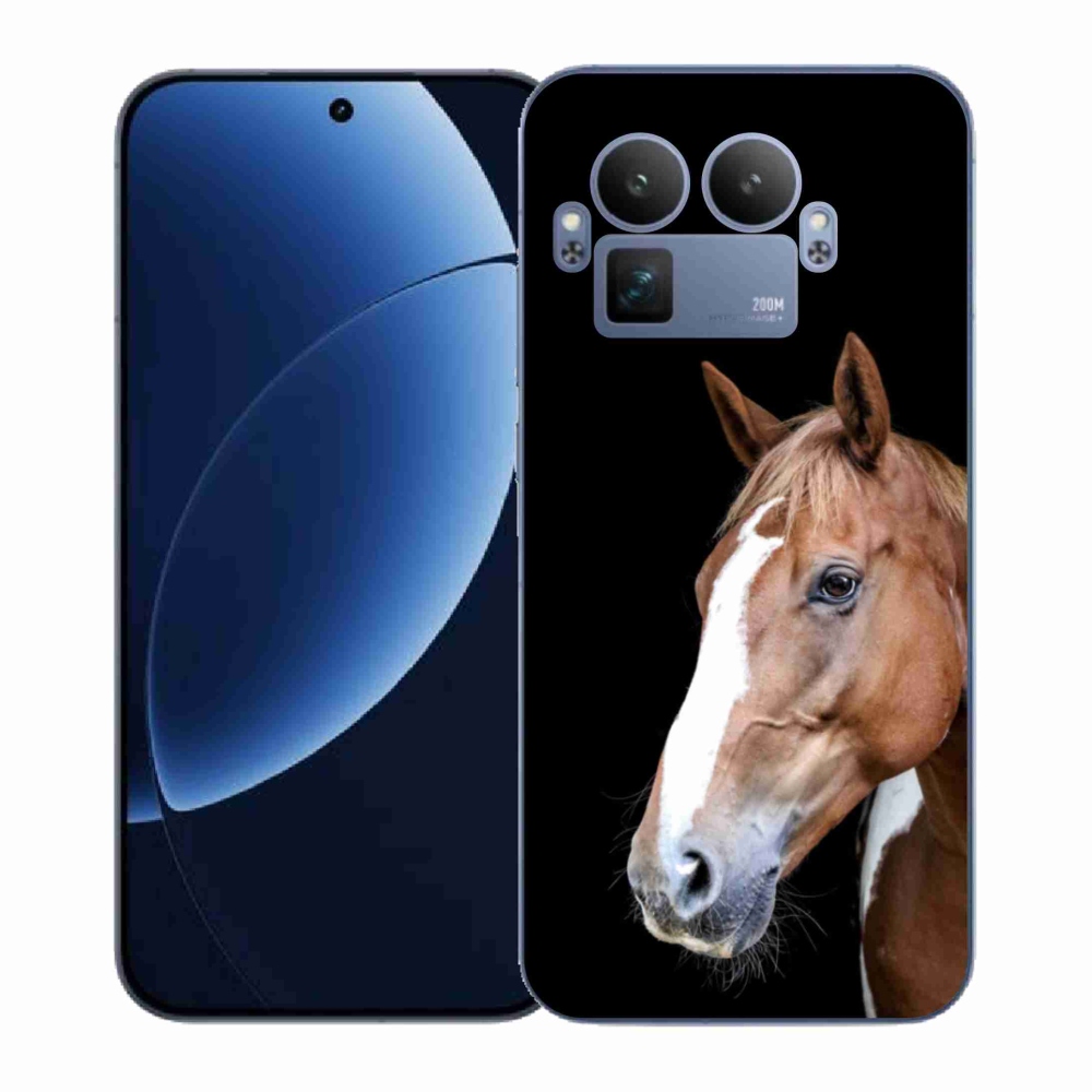 Gélový kryt mmCase na Realme GT 8 Pro - hnedý kôň 3