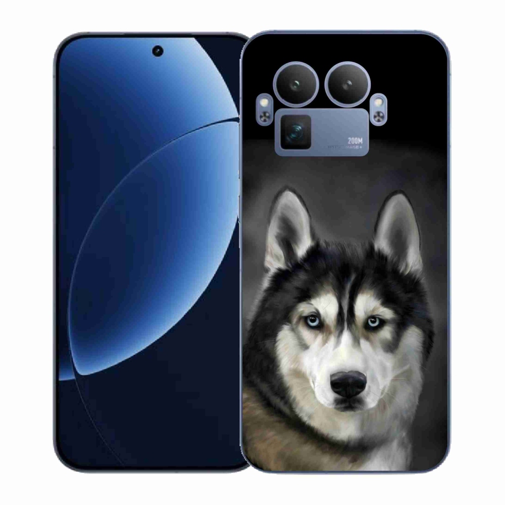 Gélový kryt mmCase na Realme GT 8 Pro - husky