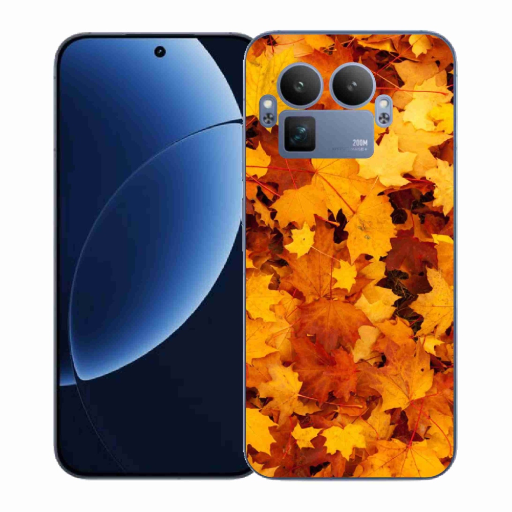 Gélový kryt mmCase na Realme GT 8 Pro - javorové listy