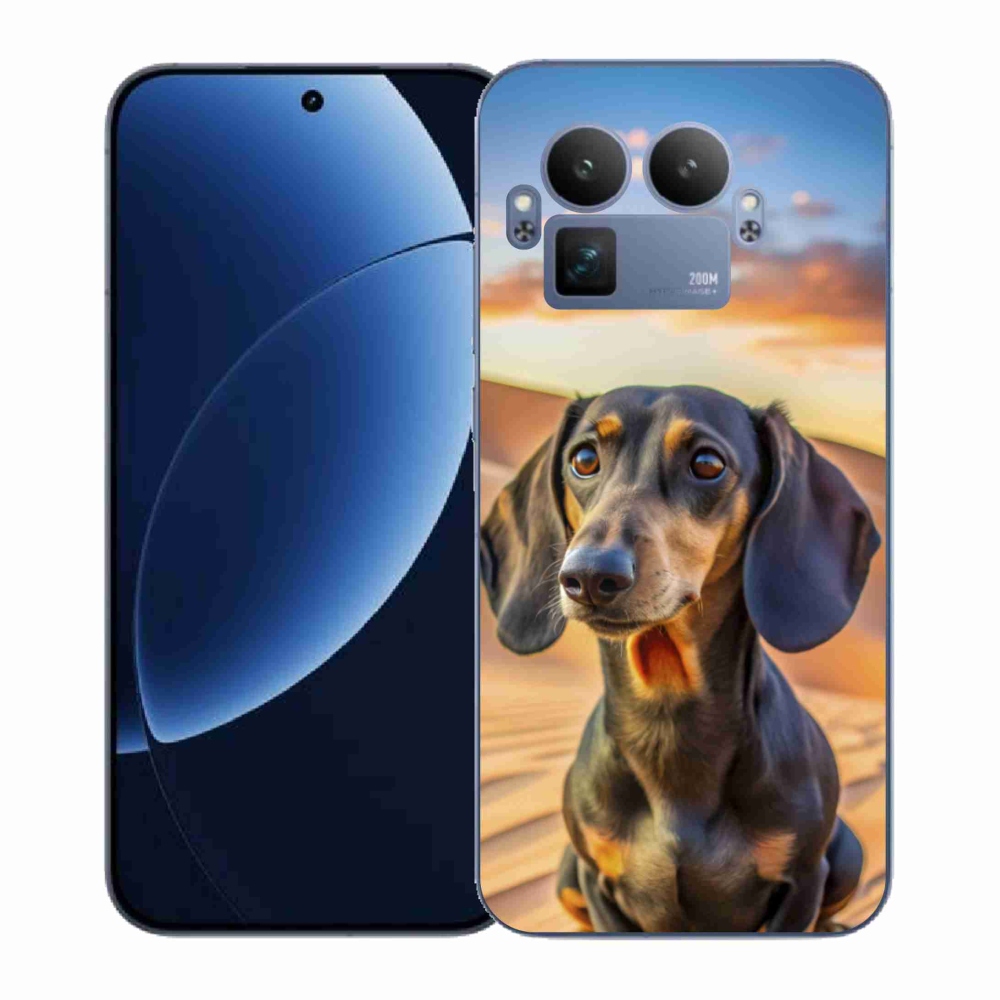 Gélový kryt mmCase na Realme GT 8 Pro - jazvečík 3