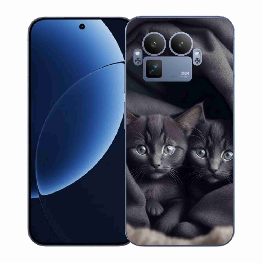 Gélový kryt mmCase na Realme GT 8 Pro - mačacie duo