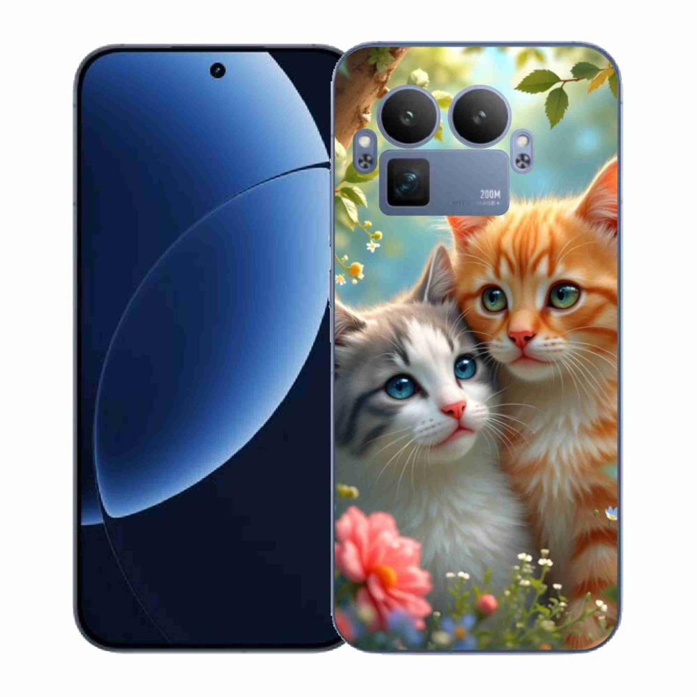 Gélový kryt mmCase na Realme GT 8 Pro - mačacia láska 2