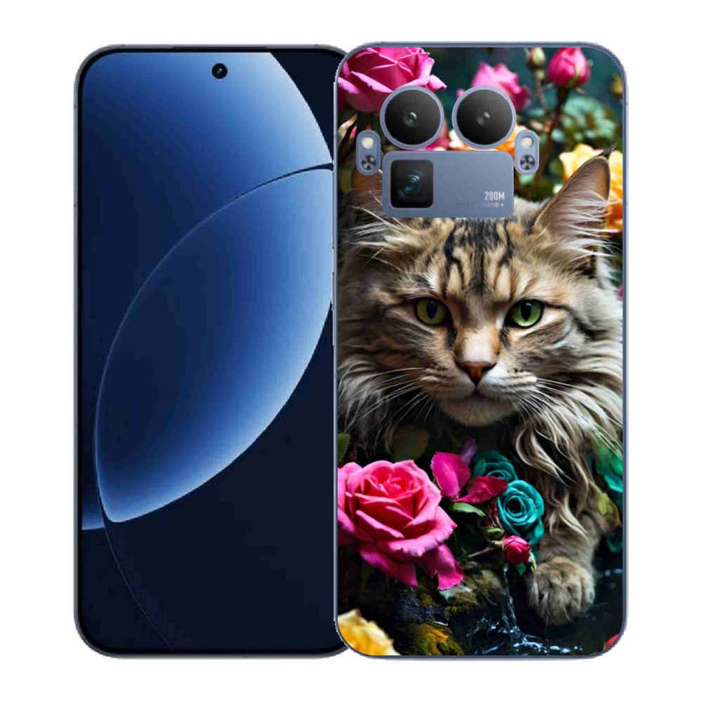 Gélový kryt mmCase na Realme GT 8 Pro - mačacie pohľad 2