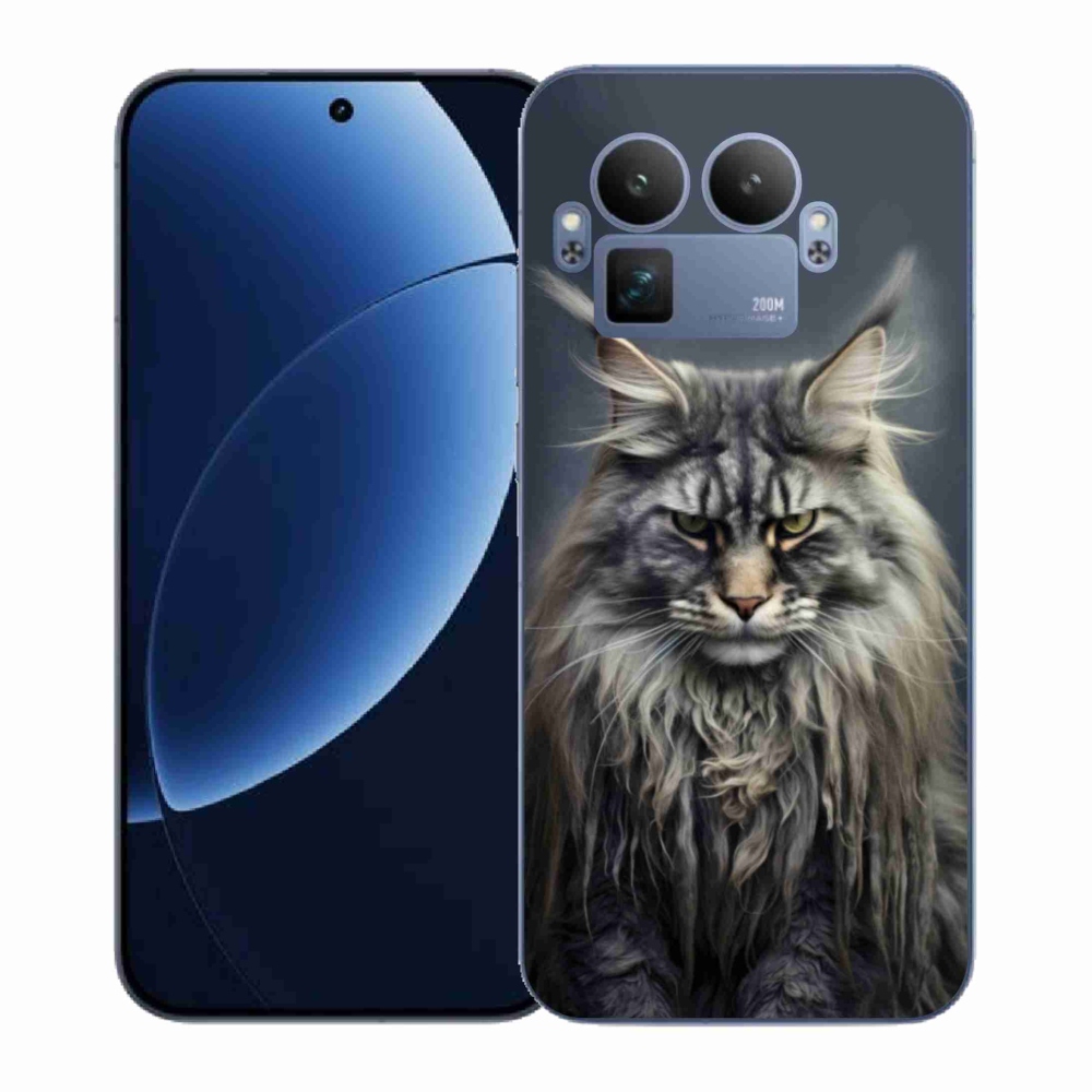 Gélový kryt mmCase na Realme GT 8 Pro - mačacie pohľad 4