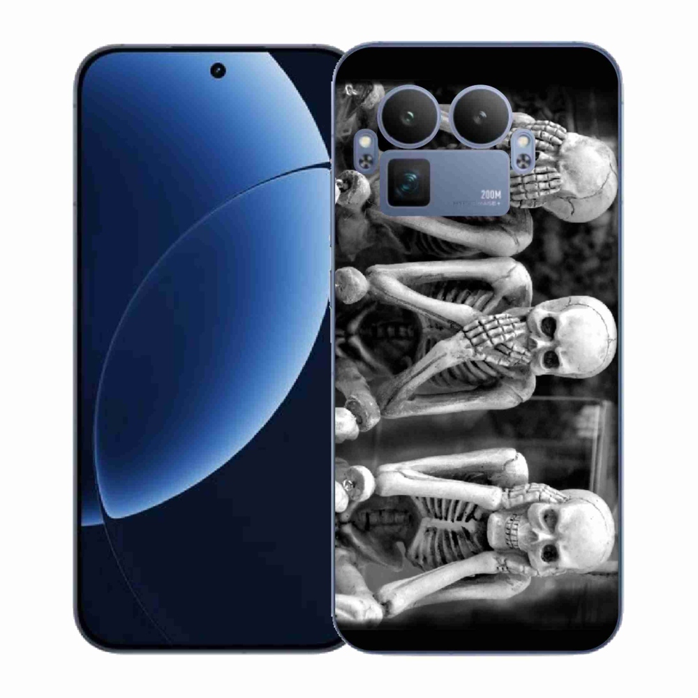 Gélový kryt mmCase na Realme GT 8 Pro - kostlivci