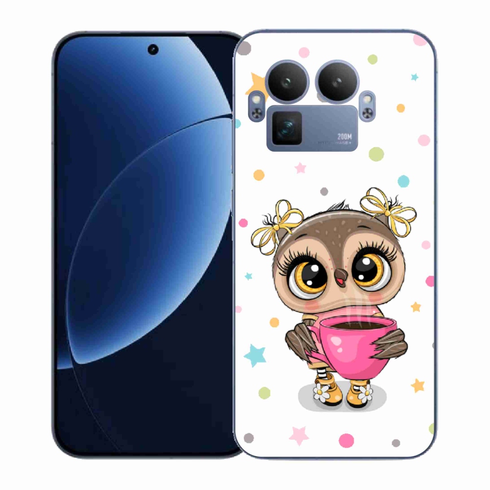 Gélový kryt mmCase na Realme GT 8 Pro - kreslená sovička