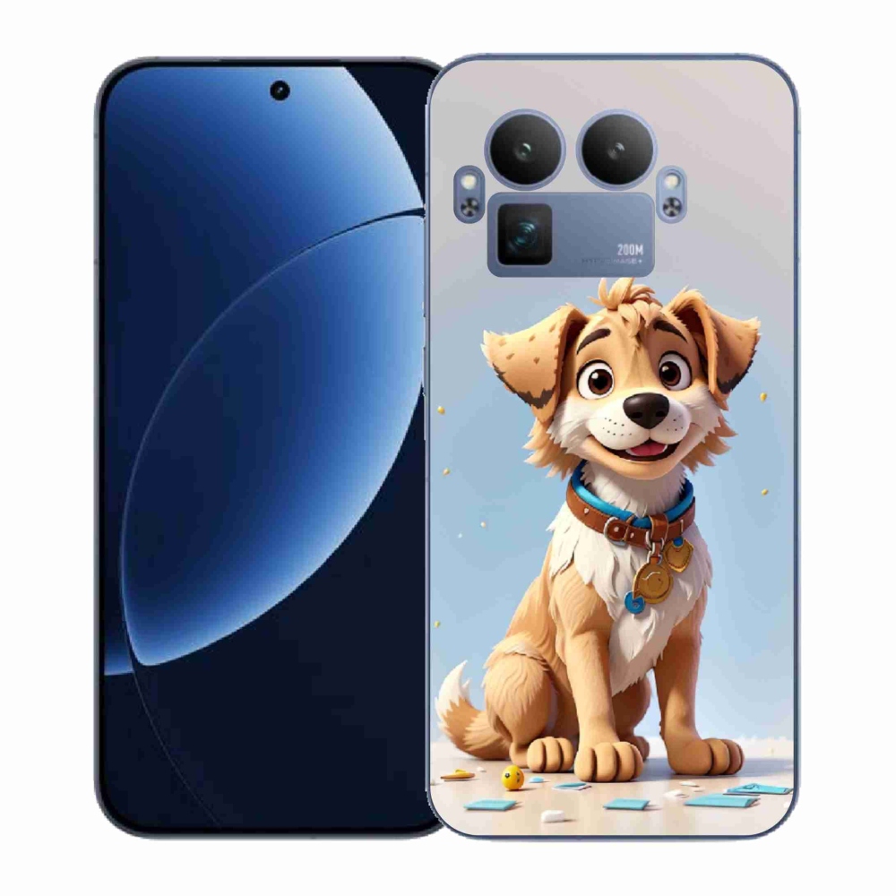 Gélový kryt mmCase na Realme GT 8 Pro - kreslené šteňa
