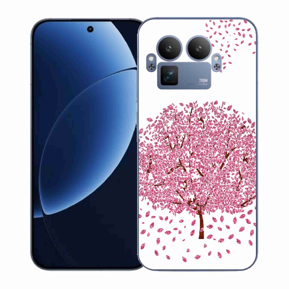 Gélový kryt mmCase na Realme GT 8 Pro - kreslený strom s listami