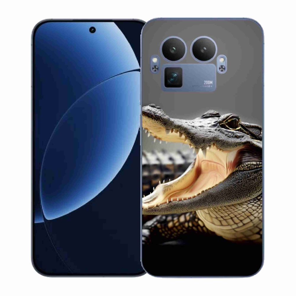 Gélový kryt mmCase na Realme GT 8 Pro - krokodíl