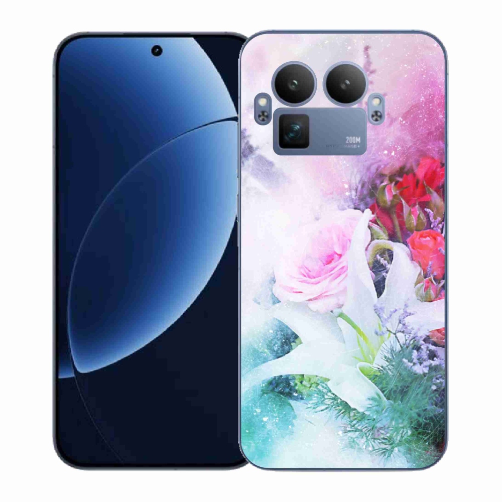 Gélový kryt mmCase na Realme GT 8 Pro - kvety 4